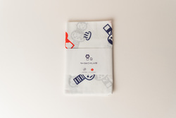 マルコロ温泉手拭い/マルコロこけし小紋