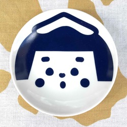 マルコロ豆皿/温泉こけし(おちょぼ口)